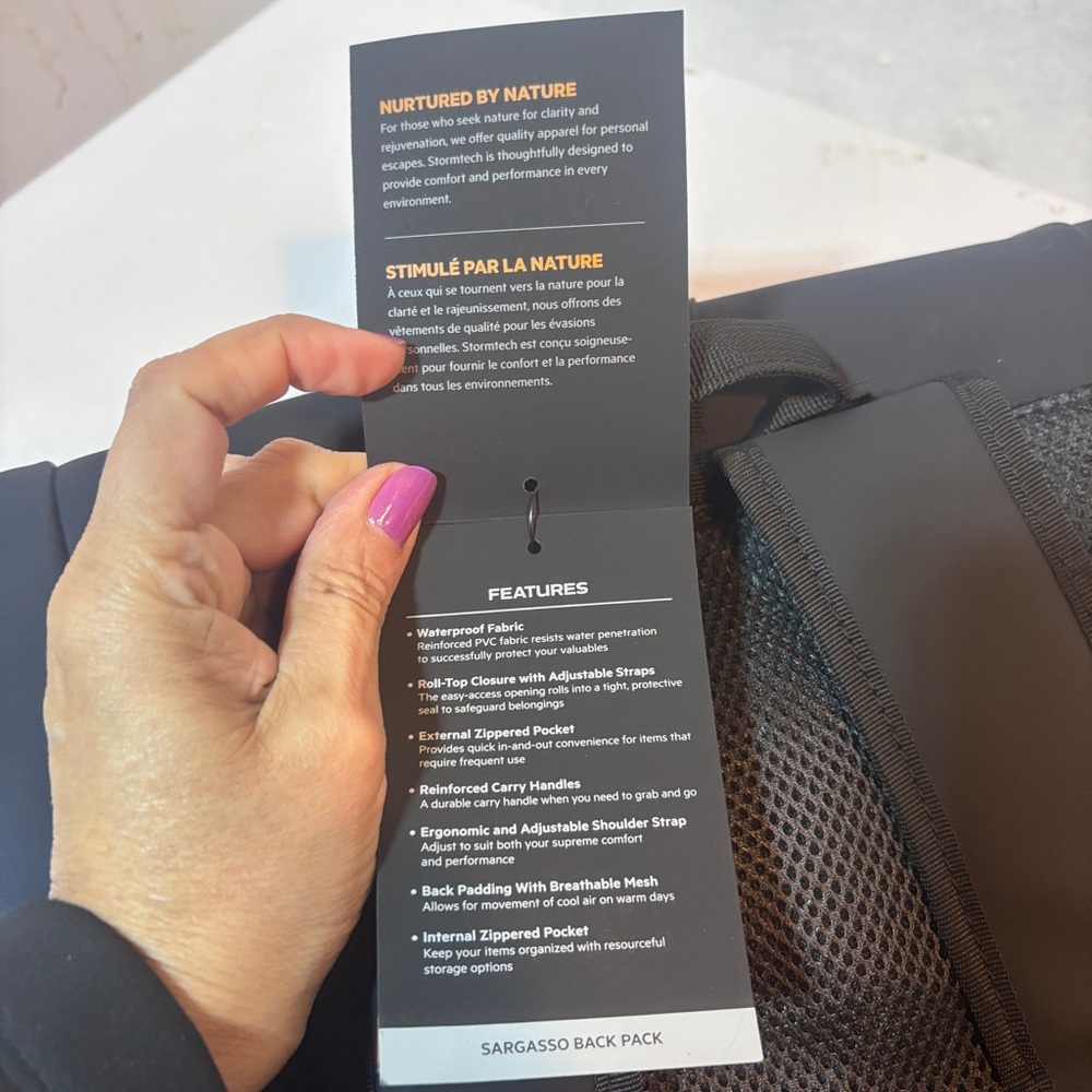 Stormtech Sargasso Backpack PTR-1 Waterproof Blac… - image 6